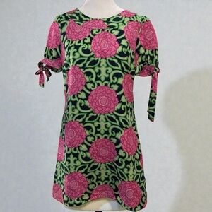 Lilly Pulitzer Dasha Floral Silk Dress Size 2